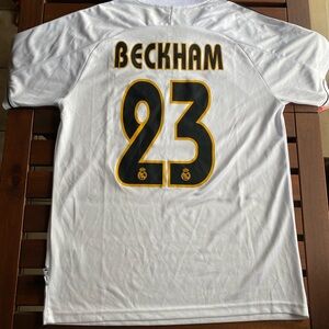 Adidas Real Madrid 2003-04 Retro Home “Beckham” #23 Soccer jersey